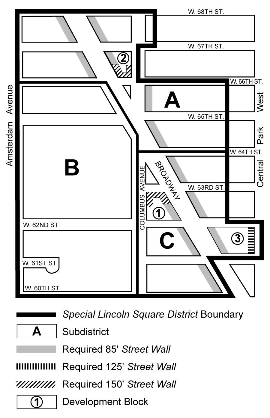 Zoning Resolutions Chapter 2: Special Lincoln Square District Appendix A.0